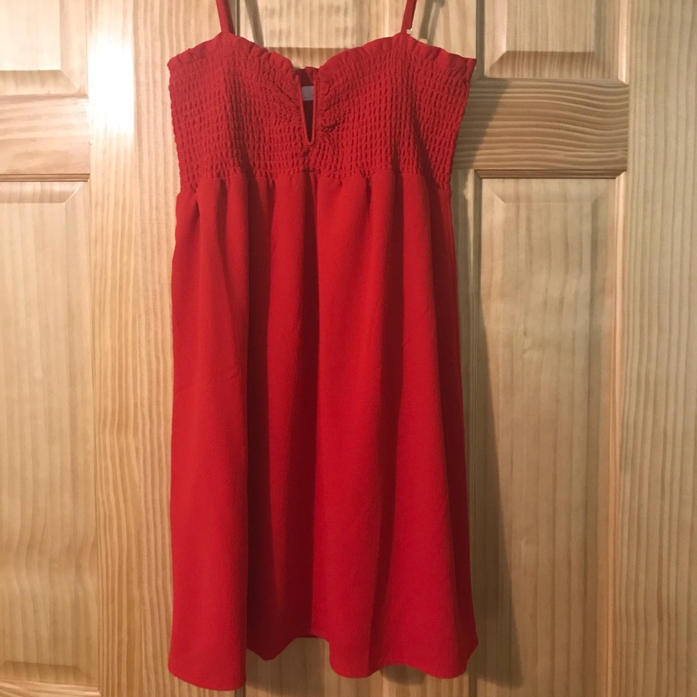 Red dress